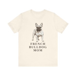 French Bulldog Mom Shirt, Vintage Dog Sketch Tee, Dog Mom Gift
