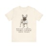 French Bulldog Humor Shirt, Vintage Dog Sketch Tee, Dog Humor Gift