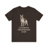 German Shepherd Dad Shirt, Vintage Dog Sketch Tee, Dog Dad Gift