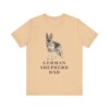 German Shepherd Dad Shirt, Vintage Dog Sketch Tee, Dog Dad Gift