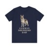 German Shepherd Dad Shirt, Vintage Dog Sketch Tee, Dog Dad Gift