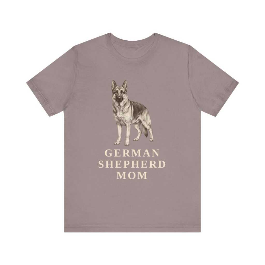 German Shepherd Mom Shirt, Vintage Dog Sketch Tee, Dog Mom Gift