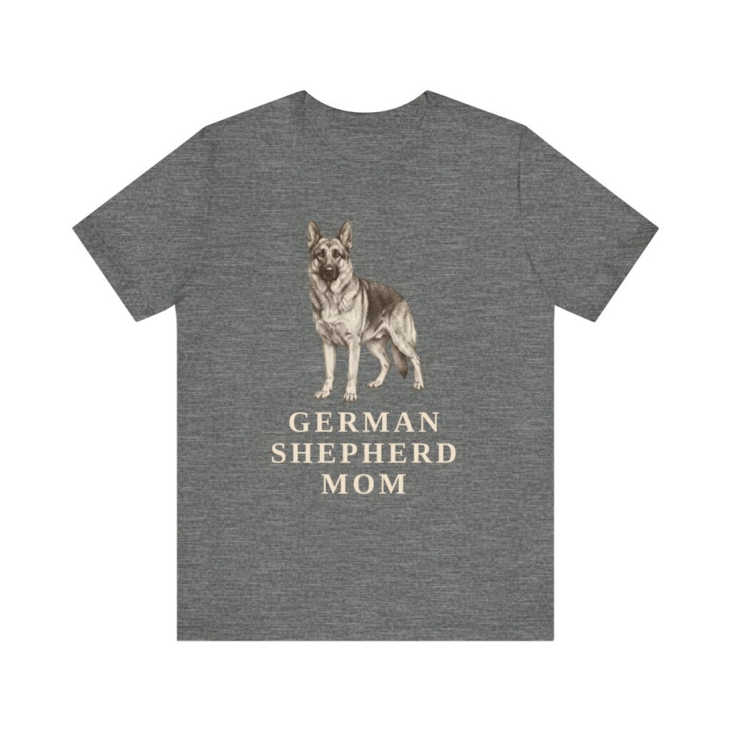 German Shepherd Mom Shirt, Vintage Dog Sketch Tee, Dog Mom Gift