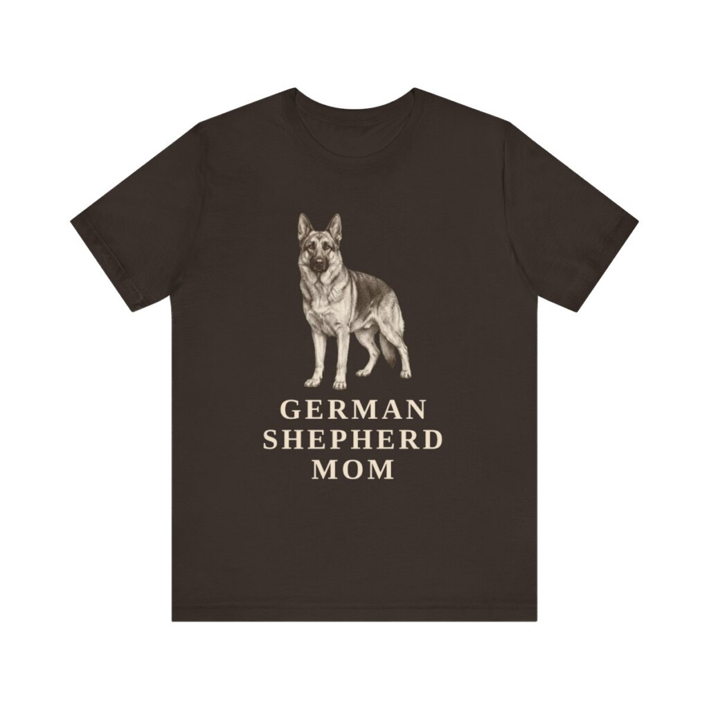 German Shepherd Mom Shirt, Vintage Dog Sketch Tee, Dog Mom Gift