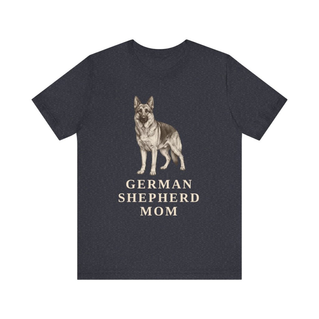 German Shepherd Mom Shirt, Vintage Dog Sketch Tee, Dog Mom Gift
