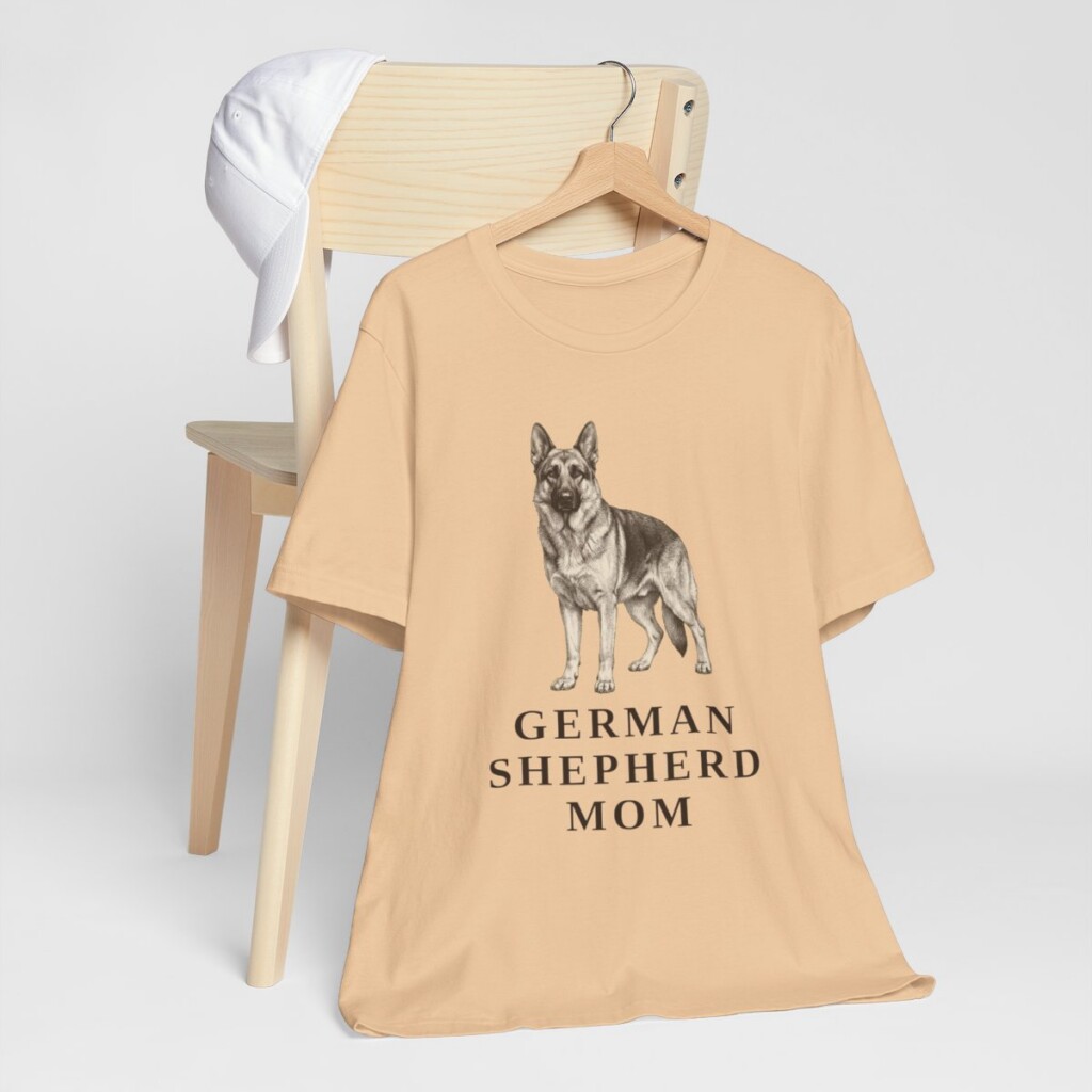 German Shepherd Mom Shirt, Vintage Dog Sketch Tee, Dog Mom Gift