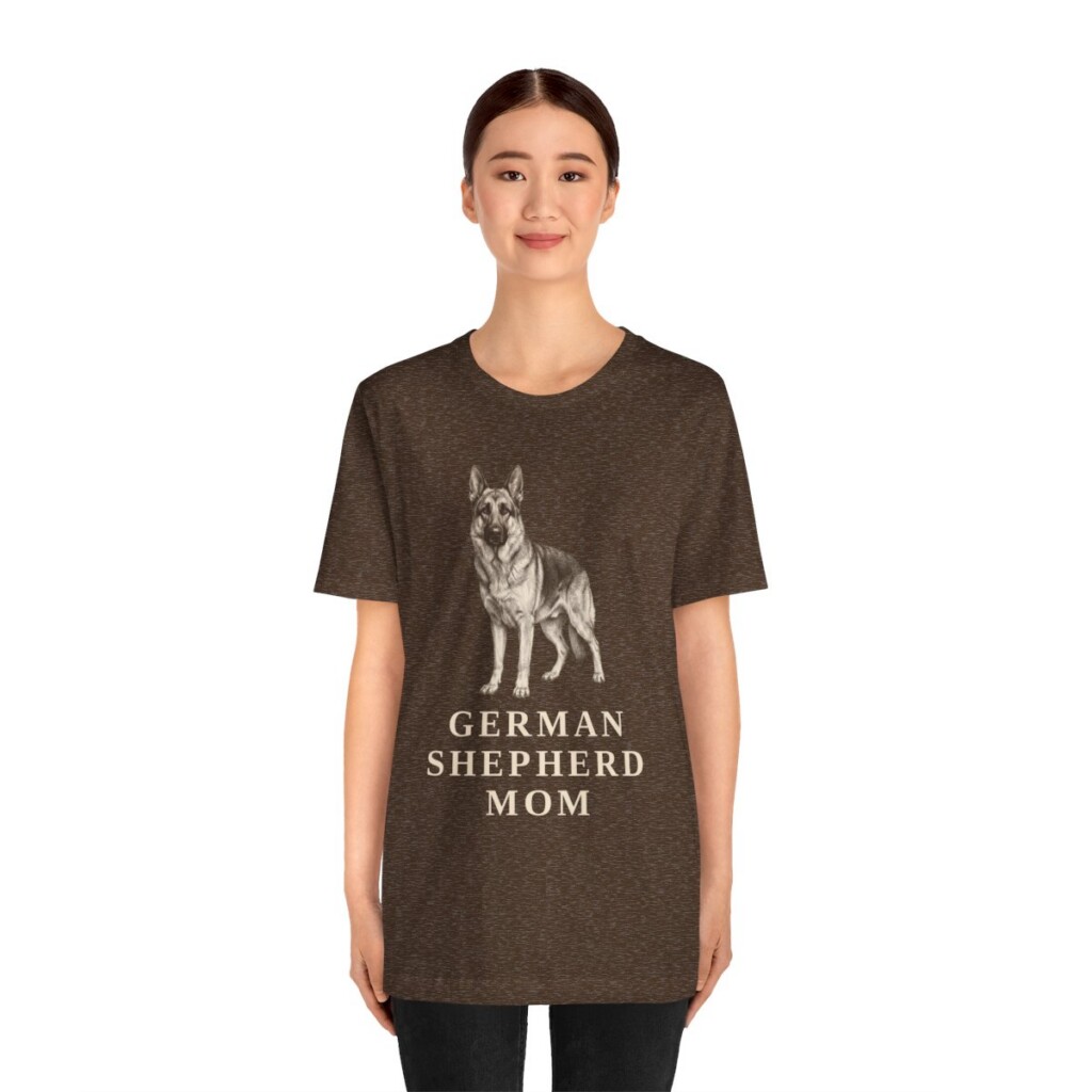 German Shepherd Mom Shirt, Vintage Dog Sketch Tee, Dog Mom Gift