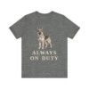German Shepherd Humor Shirt, Vintage Dog Sketch Tee, Dog Humor Gift