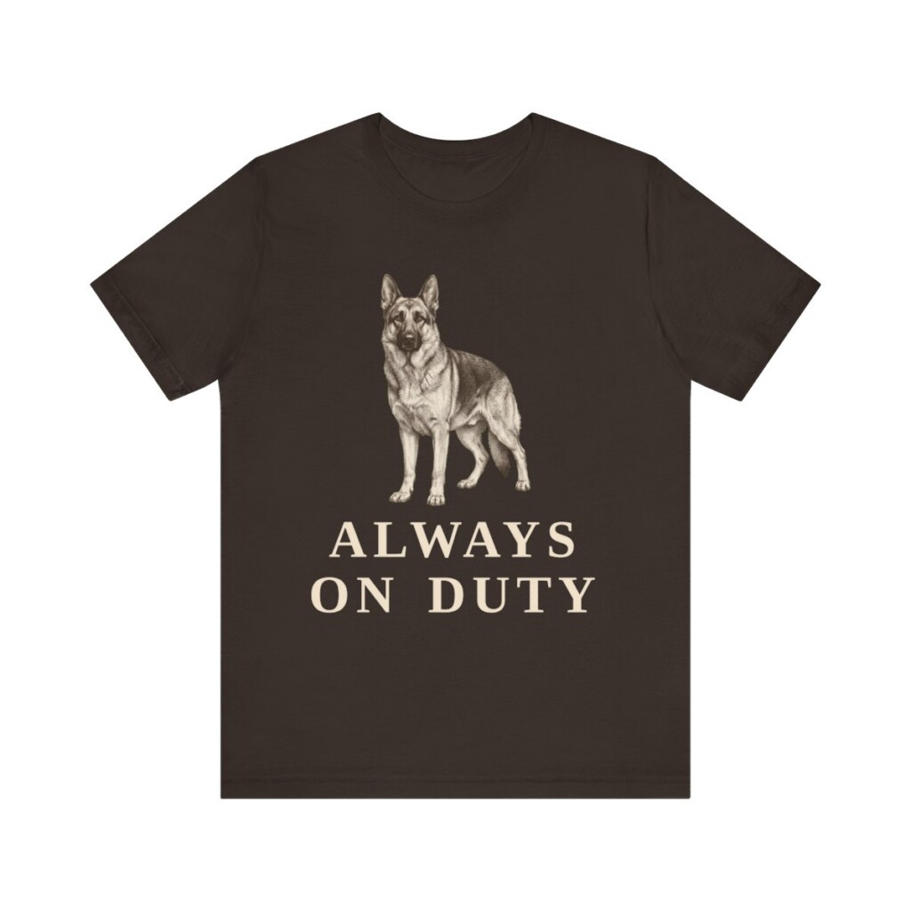 German Shepherd Humor Shirt, Vintage Dog Sketch Tee, Dog Humor Gift