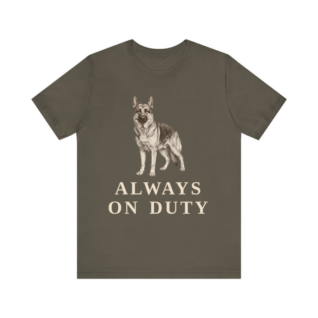 German Shepherd Humor Shirt, Vintage Dog Sketch Tee, Dog Humor Gift