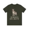 German Shepherd Humor Shirt, Vintage Dog Sketch Tee, Dog Humor Gift
