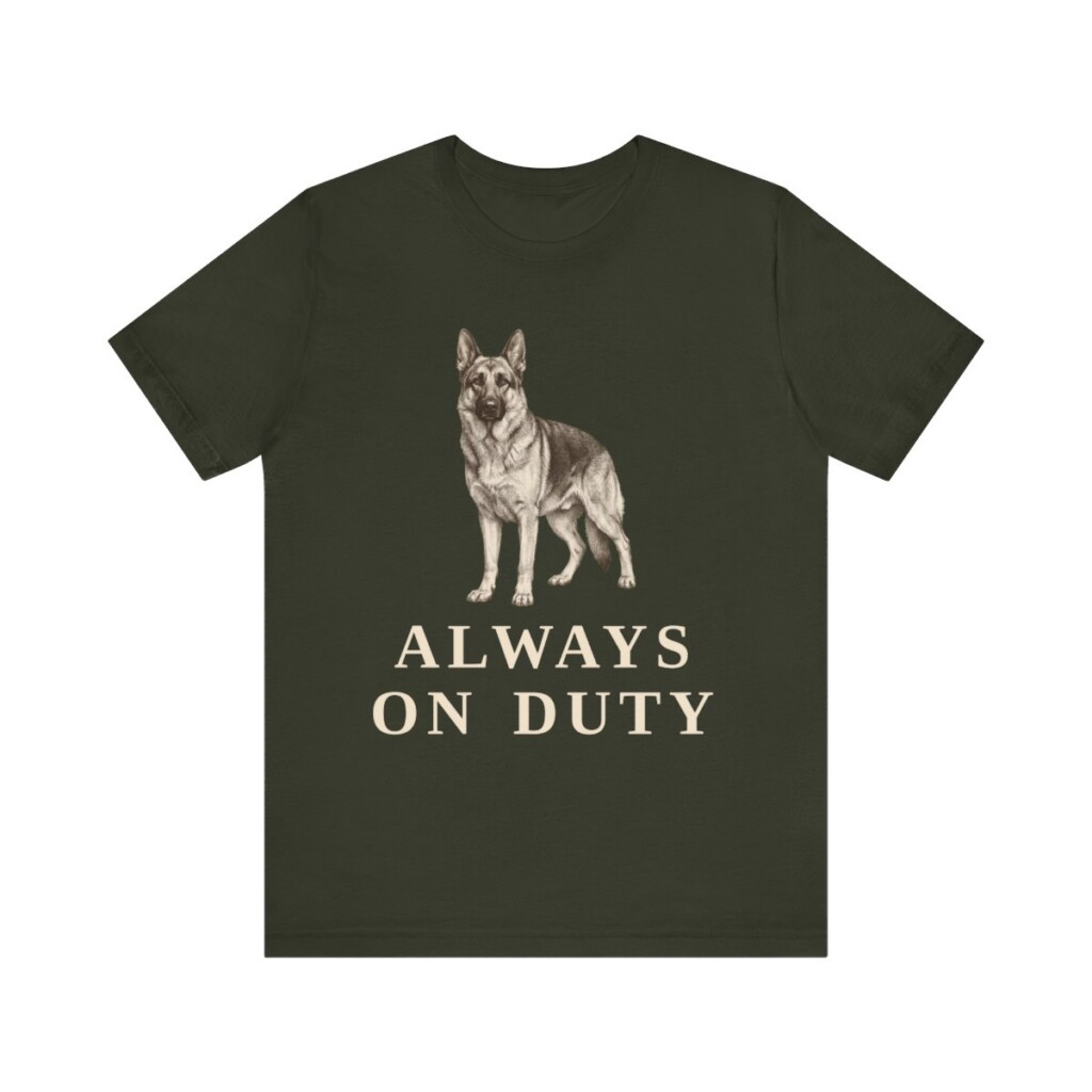 German Shepherd Humor Shirt, Vintage Dog Sketch Tee, Dog Humor Gift