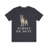 German Shepherd Humor Shirt, Vintage Dog Sketch Tee, Dog Humor Gift