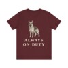 German Shepherd Humor Shirt, Vintage Dog Sketch Tee, Dog Humor Gift