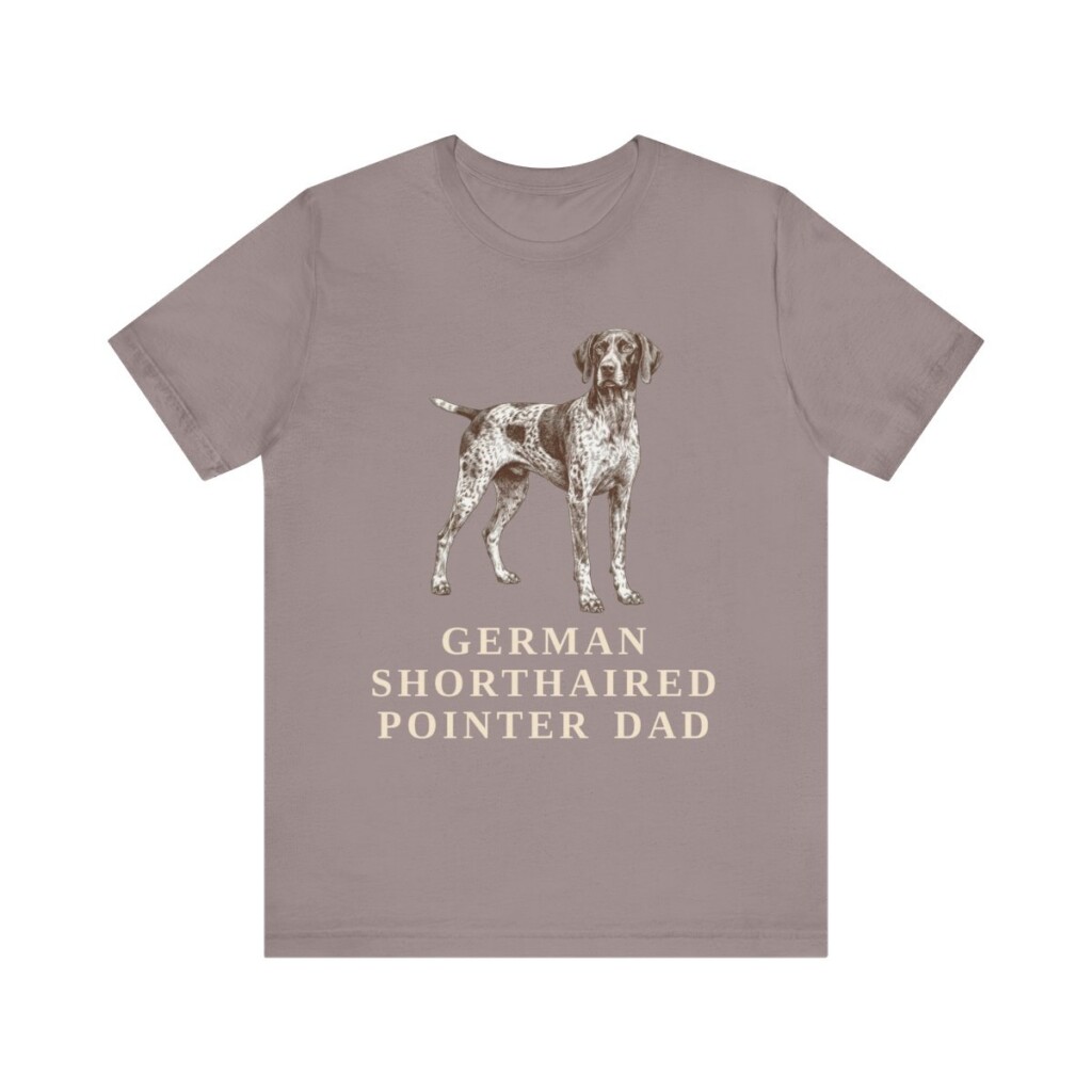 German Shorthaired Pointer Dad Shirt, Vintage Dog Sketch Tee, Dog Dad Gift