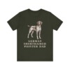 German Shorthaired Pointer Dad Shirt, Vintage Dog Sketch Tee, Dog Dad Gift