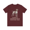 German Shorthaired Pointer Dad Shirt, Vintage Dog Sketch Tee, Dog Dad Gift