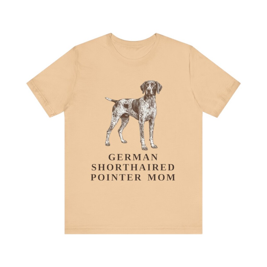 German Shorthaired Pointer Mom Shirt, Vintage Dog Sketch Tee, Dog Mom Gift