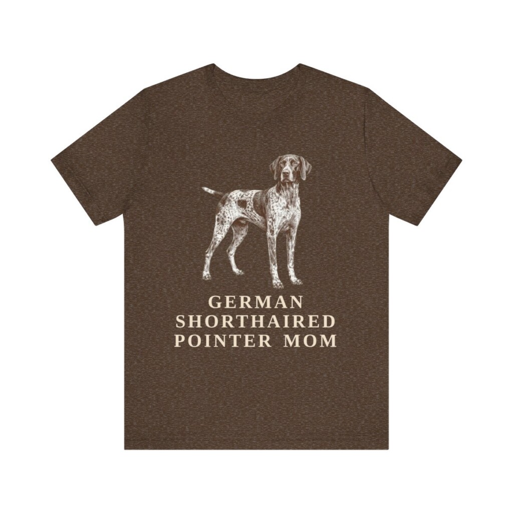 German Shorthaired Pointer Mom Shirt, Vintage Dog Sketch Tee, Dog Mom Gift