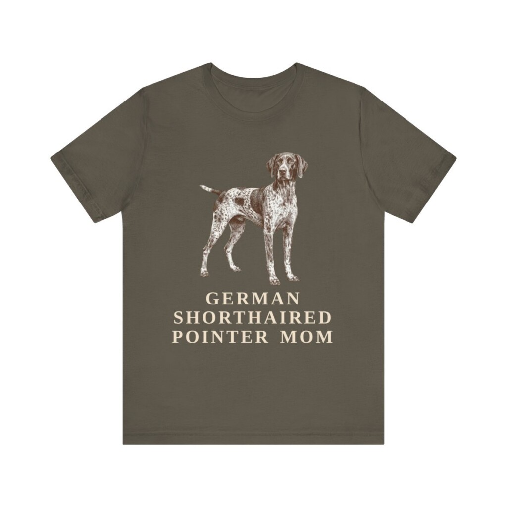 German Shorthaired Pointer Mom Shirt, Vintage Dog Sketch Tee, Dog Mom Gift