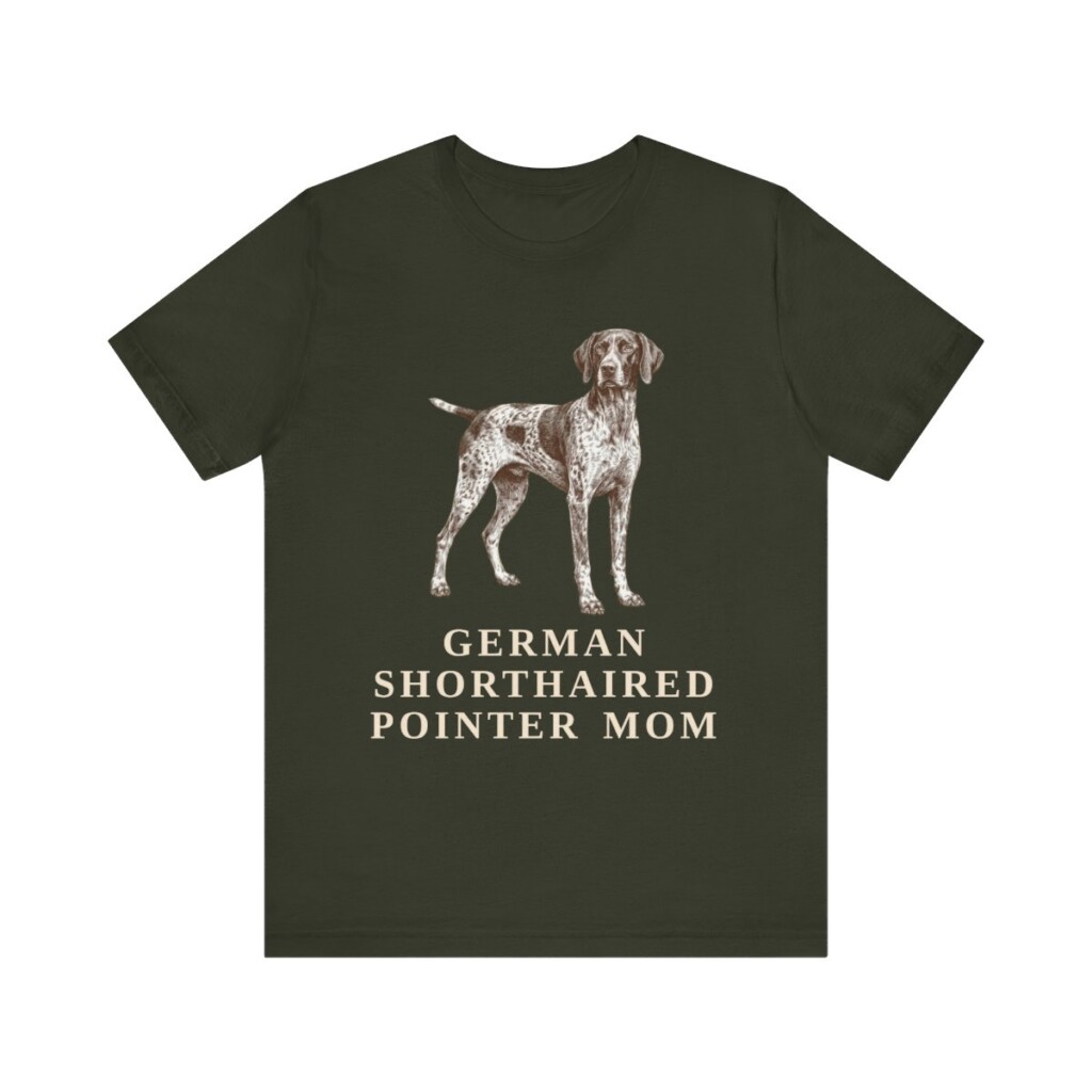 German Shorthaired Pointer Mom Shirt, Vintage Dog Sketch Tee, Dog Mom Gift