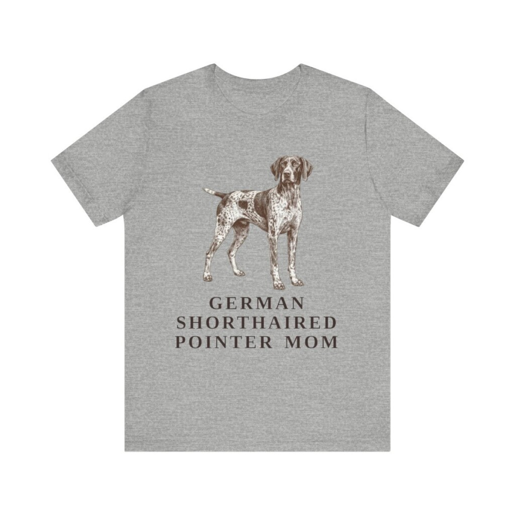 German Shorthaired Pointer Mom Shirt, Vintage Dog Sketch Tee, Dog Mom Gift