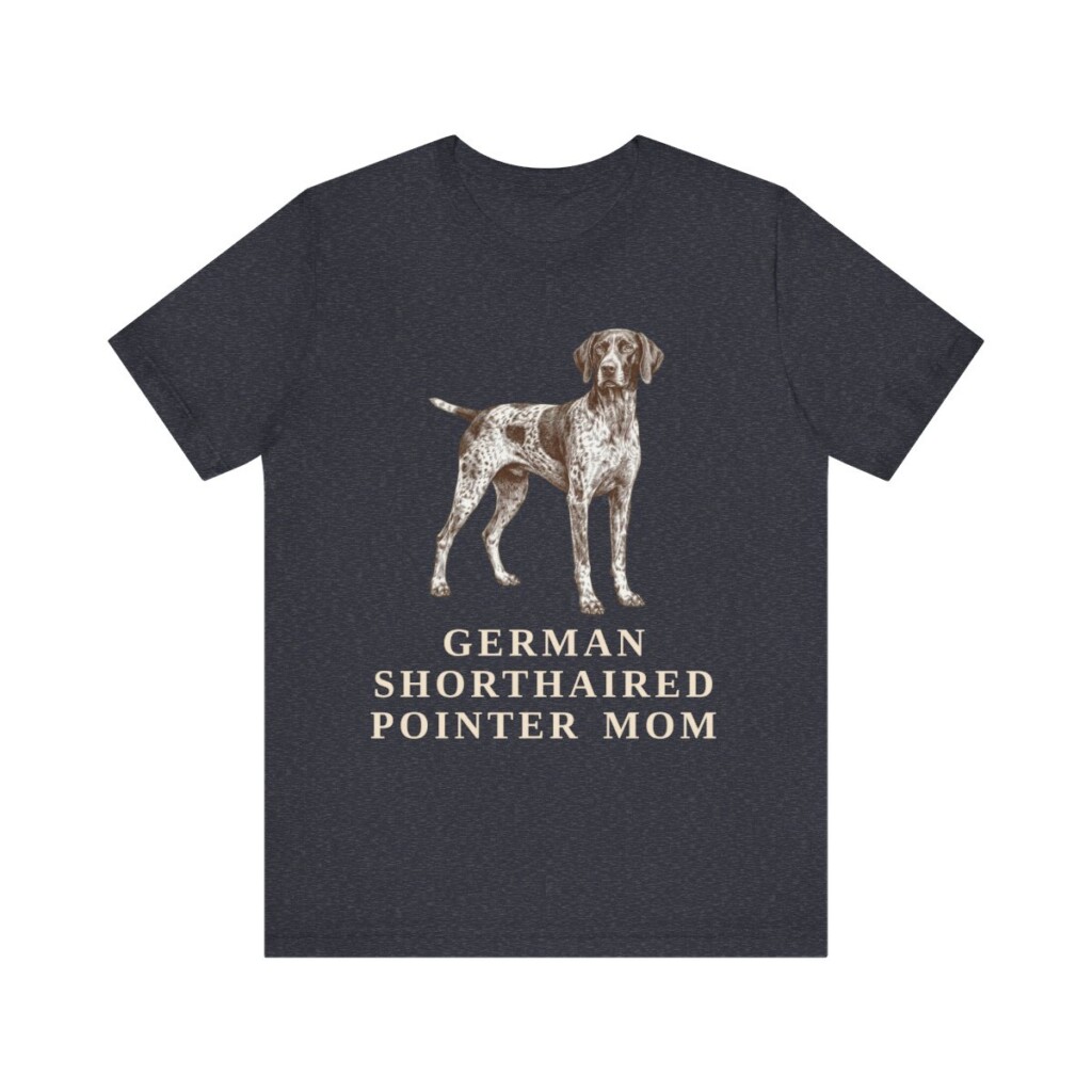 German Shorthaired Pointer Mom Shirt, Vintage Dog Sketch Tee, Dog Mom Gift