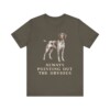 German Shorthaired Pointer Humor Shirt, Vintage Dog Sketch Tee, Dog Humor Gift
