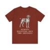 German Shorthaired Pointer Humor Shirt, Vintage Dog Sketch Tee, Dog Humor Gift