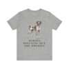 German Shorthaired Pointer Humor Shirt, Vintage Dog Sketch Tee, Dog Humor Gift