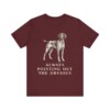 German Shorthaired Pointer Humor Shirt, Vintage Dog Sketch Tee, Dog Humor Gift