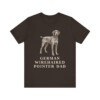 German Wirehaired Pointer Dad Shirt, Vintage Dog Sketch Tee, Dog Dad Gift