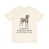 German Wirehaired Pointer Dad Shirt, Vintage Dog Sketch Tee, Dog Dad Gift