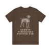 German Wirehaired Pointer Dad Shirt, Vintage Dog Sketch Tee, Dog Dad Gift