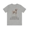 German Wirehaired Pointer Dad Shirt, Vintage Dog Sketch Tee, Dog Dad Gift