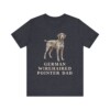 German Wirehaired Pointer Dad Shirt, Vintage Dog Sketch Tee, Dog Dad Gift