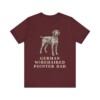 German Wirehaired Pointer Dad Shirt, Vintage Dog Sketch Tee, Dog Dad Gift