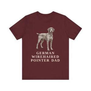 German Wirehaired Pointer Dad Shirt, Vintage Dog Sketch Tee, Dog Dad Gift German Wirehaired Pointer Dad Shirt, Vintage Dog Sketch Tee, Dog Dad Gift