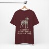 German Wirehaired Pointer Dad Shirt, Vintage Dog Sketch Tee, Dog Dad Gift