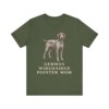 German Wirehaired Pointer Mom Shirt, Vintage Dog Sketch Tee, Dog Mom Gift