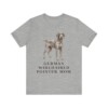 German Wirehaired Pointer Mom Shirt, Vintage Dog Sketch Tee, Dog Mom Gift