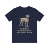 German Wirehaired Pointer Mom Shirt, Vintage Dog Sketch Tee, Dog Mom Gift
