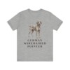 German Wirehaired Pointer Lover Shirt, Vintage Dog Sketch Tee, Dog Lover Gift