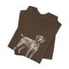 German Wirehaired Pointer Lover Shirt, Vintage Dog Sketch Tee, Dog Lover Gift