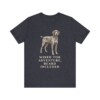 German Wirehaired Pointer Humor Shirt, Vintage Dog Sketch Tee, Dog Humor Gift