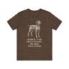 German Wirehaired Pointer Humor Shirt, Vintage Dog Sketch Tee, Dog Humor Gift