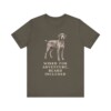 German Wirehaired Pointer Humor Shirt, Vintage Dog Sketch Tee, Dog Humor Gift
