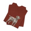 German Wirehaired Pointer Humor Shirt, Vintage Dog Sketch Tee, Dog Humor Gift