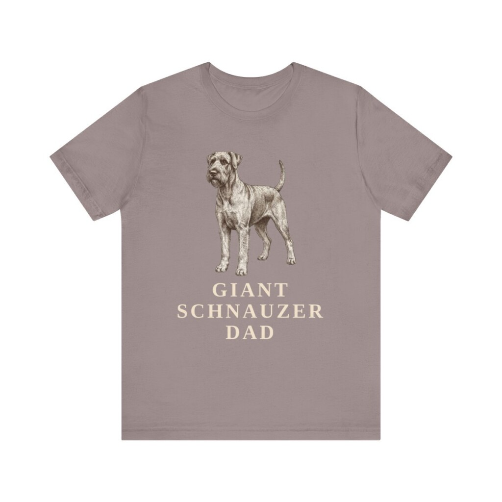 Giant Schnauzer Dad Shirt, Vintage Dog Sketch Tee, Dog Dad Gift Giant Schnauzer Dad Shirt, Vintage Dog Sketch Tee, Dog Dad Gift