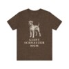 Giant Schnauzer Mom Shirt, Vintage Dog Sketch Tee, Dog Mom Gift